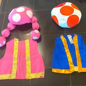 Super Mario Theme “Toad” and “Toadette” kids Halloween costume